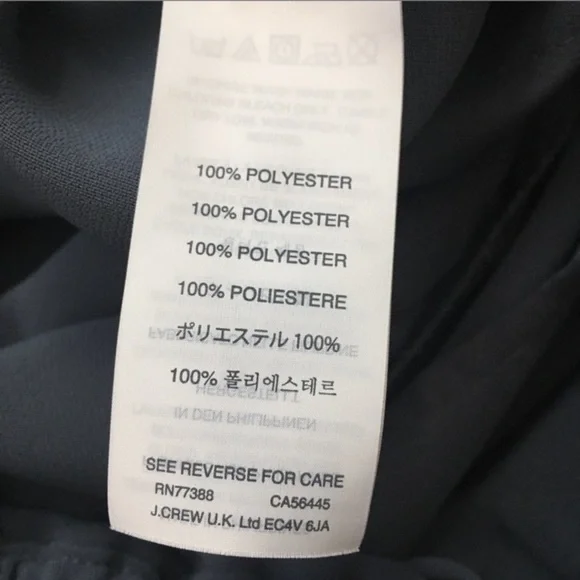 New Without Tags J. Crew Blue Gray Reese Pants, size 4. - Picture 7 of 7
